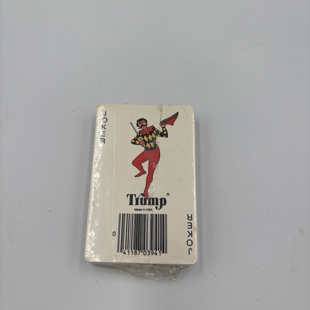 Vintage‎ Trump Playing Cards Single Deck New Sealed Made In USA